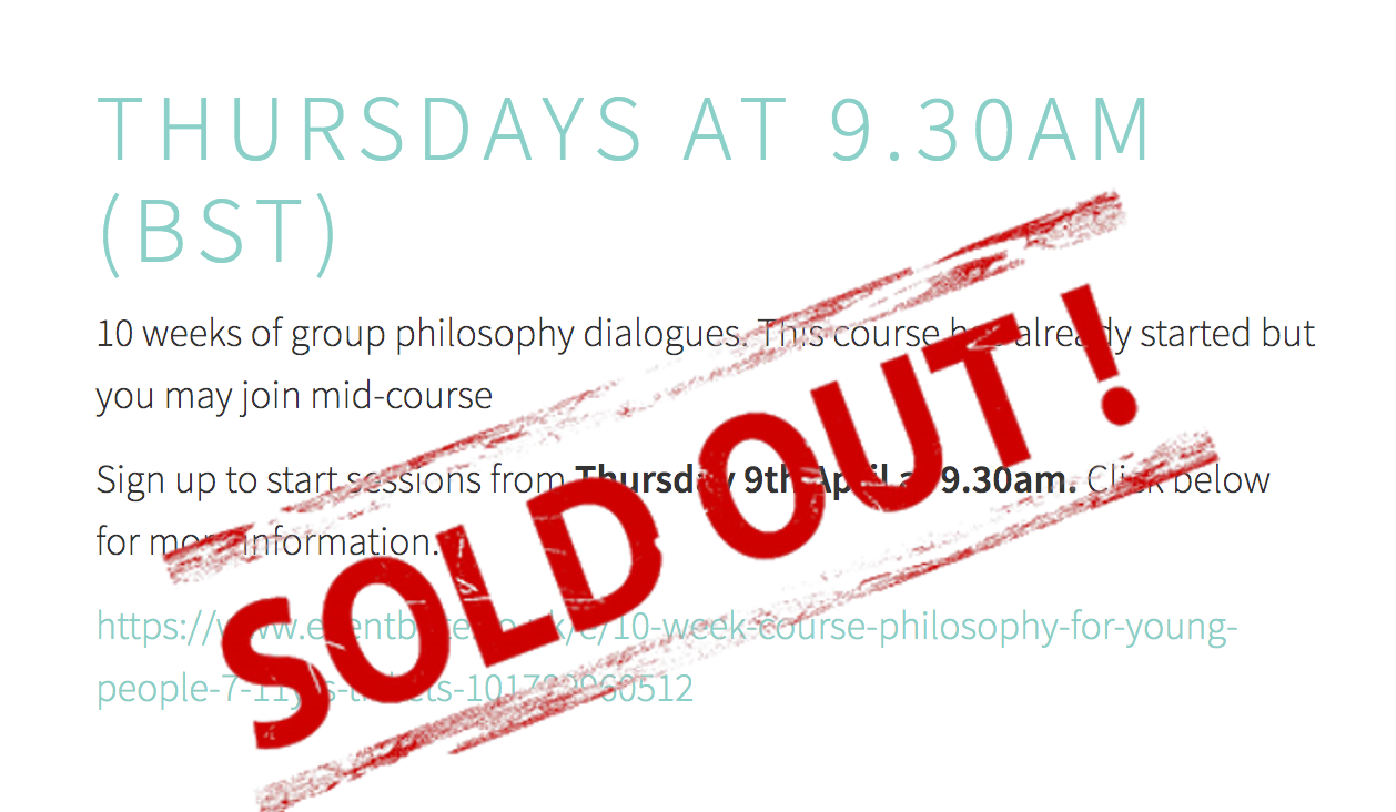 Thursday sold out